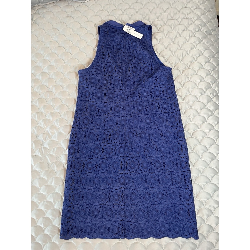 Trina Turk Cats Cradle Sleeveless Lace Dress NWT Size 8 Collared Preppy - Picture 8 of 9